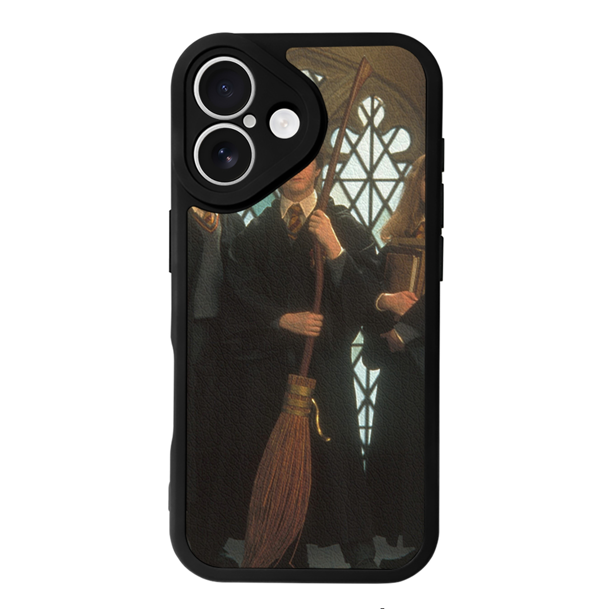 （画像用） Harry Potter ハリー・ポッターシリーズ 【iPhone 16シリーズ対応】シリコンスマホケース（レザー調） 材質：シリコン